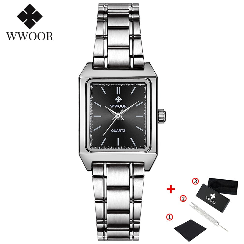 Montre Femme 2022 WWOOR Luxury Brand Womens Watch
