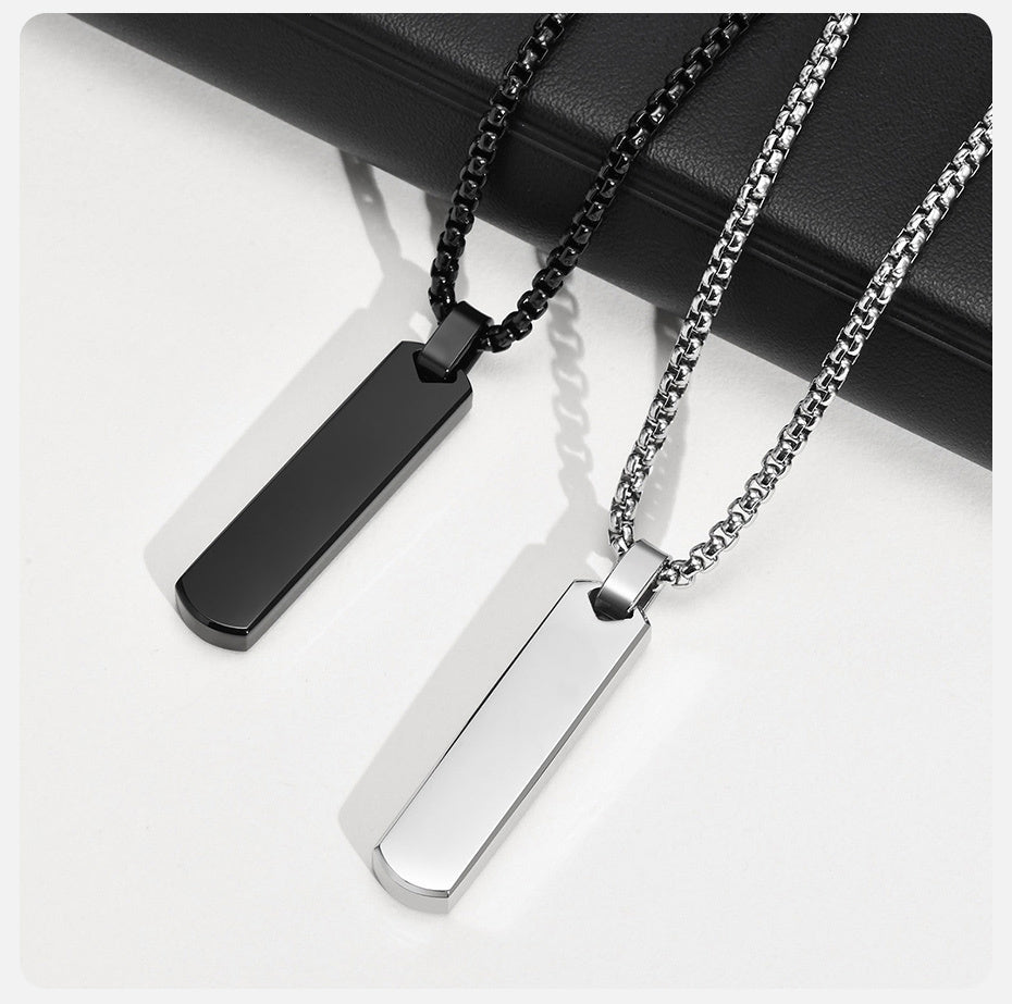 Bar Necklace for Men