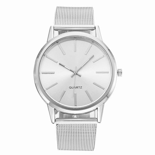 Silver Quartz Watch